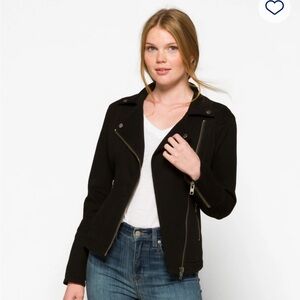 Liverpool  Bradford Moto Black Denim Jacket